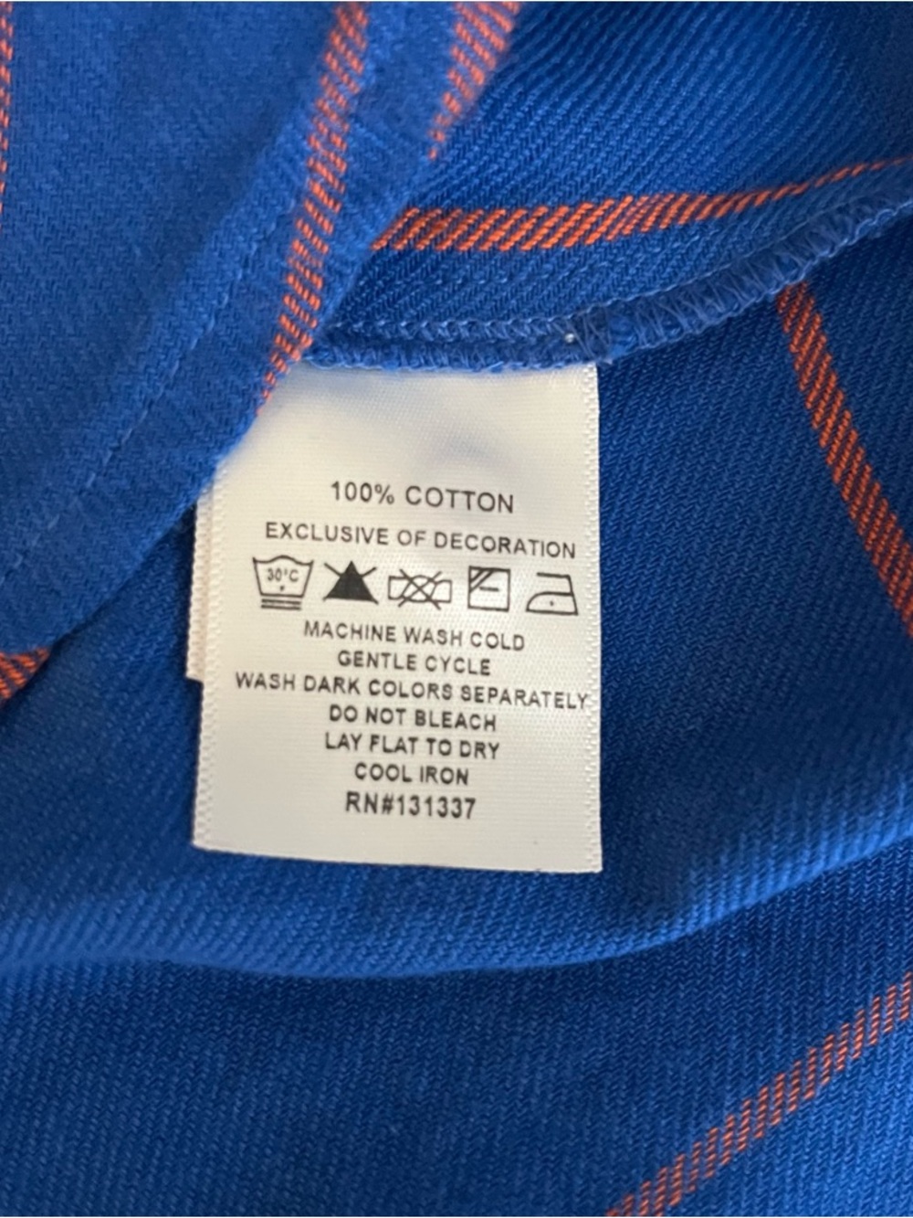 UG Apparel Women’s Blue Orange Plaid V~Neck Florida Gators Cotton Tunic Sz M - Picture 6 of 7